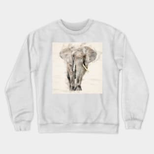 There is an Elephant in the Lounge Crewneck Sweatshirt